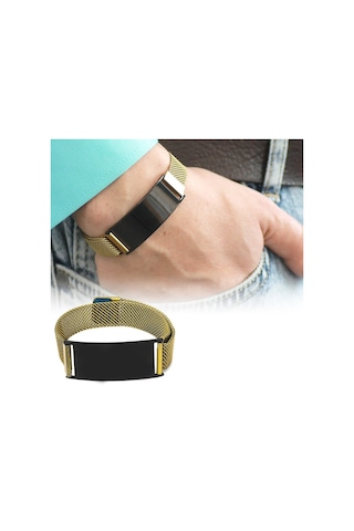 Siyah Zeminli Kişiye Özel İsim Yazılı Magnet Kapamalı Antik Sarı Renk Çelik Erkek Hasır Bileklik
