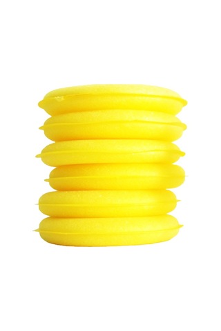 Magic 10Cm Sarı Cila Ve Wax El Uygulama Pedi - 6'Lı Paket