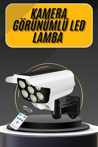 Led Lamba-güneş Paneli Destekli Uzaktan Kumandalı Solar Led Lamba Tkn3tgsctd9j3vkchmq Çok Renkli