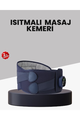 Titreşimli Masajlı Bel Kemeri Glblseme - 60 Isıtmalı Destekli Çok Renkli