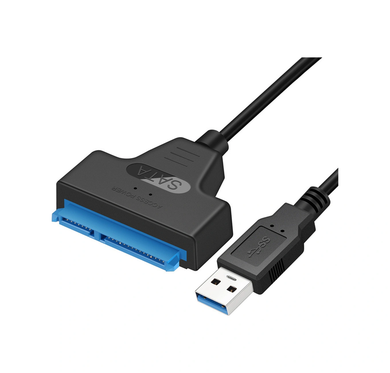 Qingmipy 2.5 İnç Sata Hdd/ssd İçin Usb 2.0/3.0/usb-c Dönüştürücü Kablosu - Jms578 Çipi, 6gbps Hız, Bakır Çekirdekli, Siyah