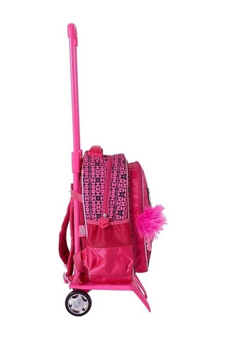 Çekçekli Okul Çantası, Kalemlik, Suluk & Matara Pembe