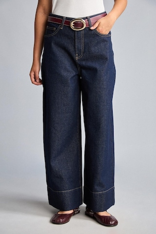 Defacto %100 Pamuk Baggy Fit Geniş Paça Cepli Yıkamalı Jean Pantolon H7129ax26aunm82 Mavi-nm82