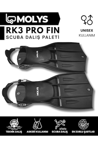Rk3 Pro Fın Scuba Dalış Paleti Siyah