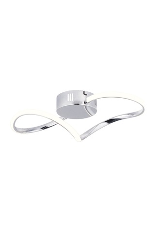 Pl 08 2 Model Krom 3 Renkli Salon Ve Oturma Odası İçin İdeal Alüminyum Avize, 45x10 Krom