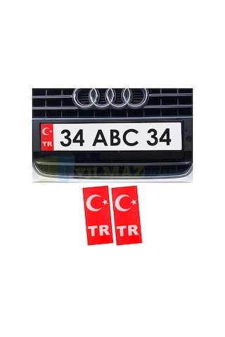 Türk Bayrağı Ön Cam Oto Sticker Araba Yapıştırma Etiket Çıkartma