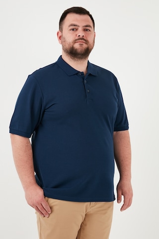 Buratti Pamuklu Regular Fit Büyük Beden Erkek Polo Yaka T Shirt 5902127B Indigo