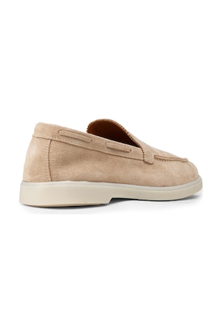 Deery Erkek Hakiki Süet Bej Loafer Ayakkabı - 02032mbejc01