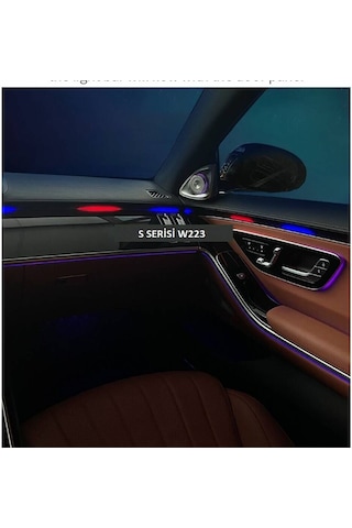Mercedes S W223 2021+ Uyumlu Yedek Parça 64 Renk İç Ambiyans - Diğer