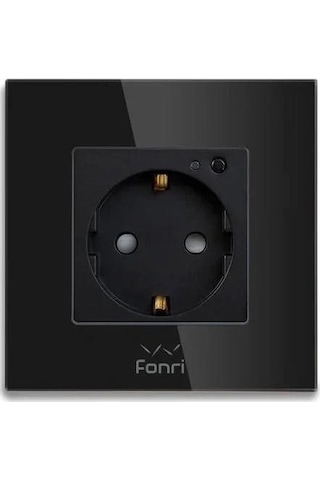 Fonri Wf3-el3-0401-04 Wıfı Akıllı Duvar Prizi Siyah Fonri Wf3-el3-0401-04 Wıfı Akıllı Duvar Prizi Siyah