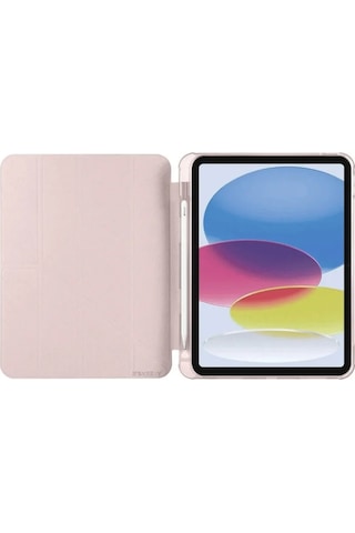 Apple Uyumlu iPad 2022 10.9 10.nesil Kılıf Kalemlikli Mars Tablet Kılıfı - Rose Gold Diğer