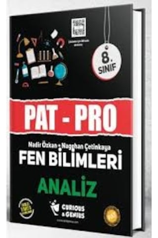 Curious&Genius 8. Sınıf Pat-Pro Fen Bilimleri Seti Analiz– Sentez