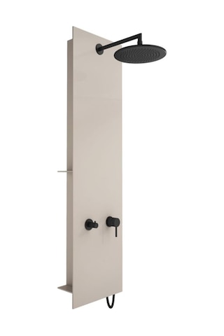 VitrA Origin A45806 Masajlı Duş Sistemi Bej - Cam Bej