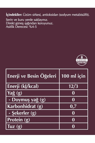Fersan Üzüm Sirkesi 2 Lt Pet 90480583