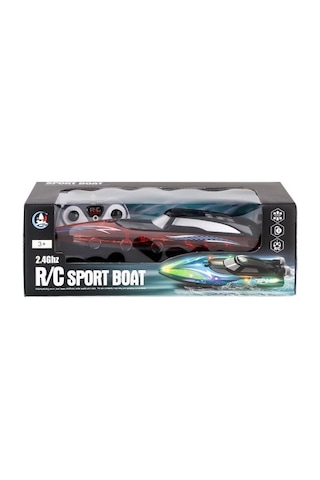 Oyuncak Uzaktan Kumandalı Şarjlı Sürat Teknesi Spor Bot A3504-1