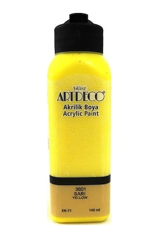 Artdeco 3601 Akrilik Boya 140 ML Sarı