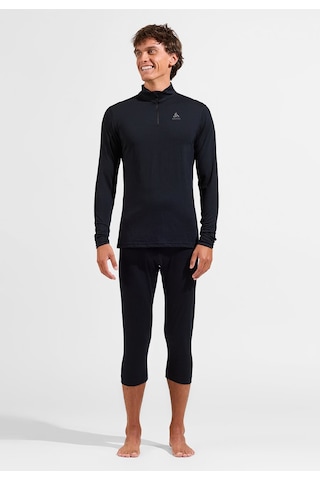Odlo Odlo Merino 200 Bl Top Turtle Neck L/s Half Zip Erkek Siyah Içlik Üst 6000 Siyah