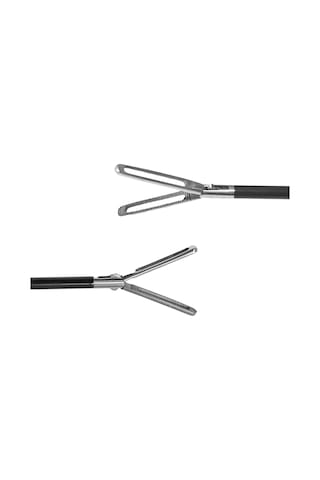 Laparoskopik El Aleti Reusable Kilitli Delik Yuvası Pense 5x330mm 40mm Çene Siyah Cerrahi Eğitim Malzemesi Çok Renkli