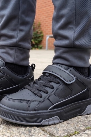 In Step Urban Ranger: Şehir-okul Kaşifi Cırtlı Siyah Unısex Sneaker