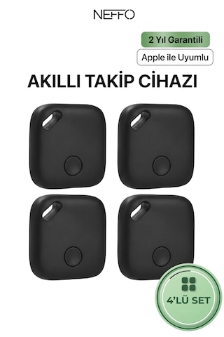Apple Uyumlu iOS Uyumlu Akıllı Takip Cihazıı 4'lü Set Sadece Apple Uyumlu iOS Uyumlu 1