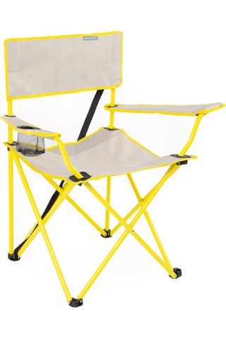 Eco Ergonomik Katlanır Kamp Sandalyesi Krem