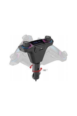 Ayyt Powermaster Pm-22010 Bluetooth Sd Hafıza Kartı Aux Flash Bellek Fm Transmitter Oto Araç Çakmaklık Müzik Aktarıcı