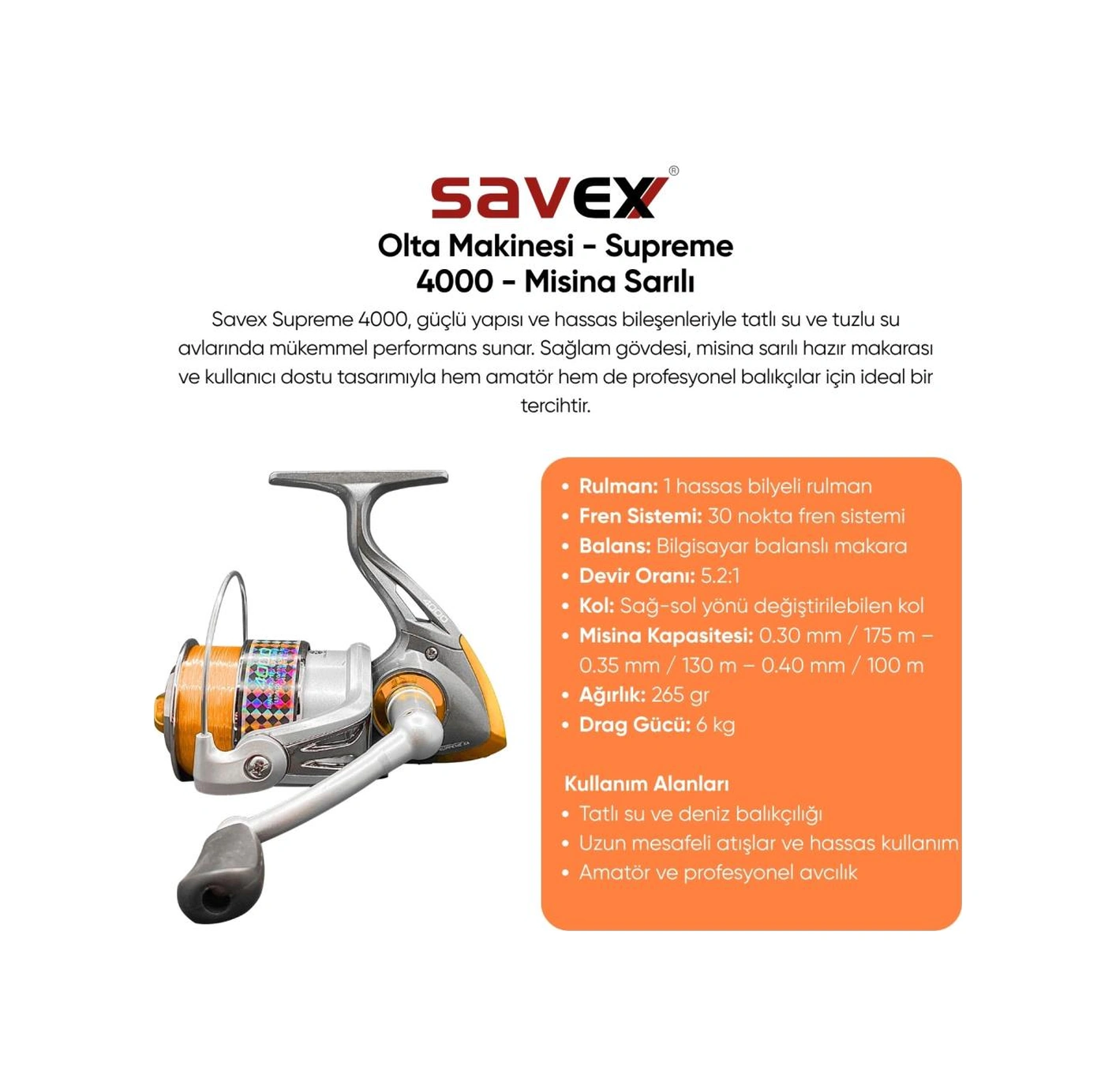 Olta Seti - 300cm Olta Kamışı 40-80gr / 4000'lik Olta Makinesi Xb-kırmızı - Taşıma Çantalı