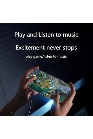 Type C To Lightning Kulaklık Dönüştürücü İphone İpad Macbook Yuva Çevirici Müzik Dinleme Arama Otgklg