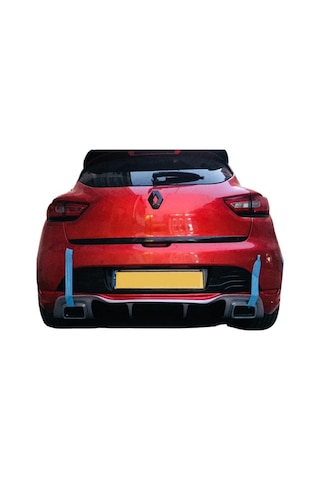 Renault Clio 4 2012-2019 Rs Style Arka Tampon Ek Difüzör Plastik