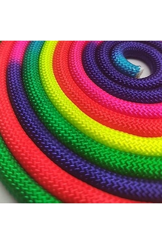 Gymo Sports Pro Series Ritmik Jimnastik İpi Rainbow