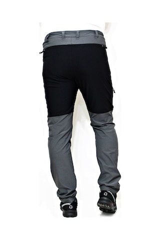 Mudwill 660105 Elastic Erkek Outdoor Pantolon-gri-siyah Çok Renkli
