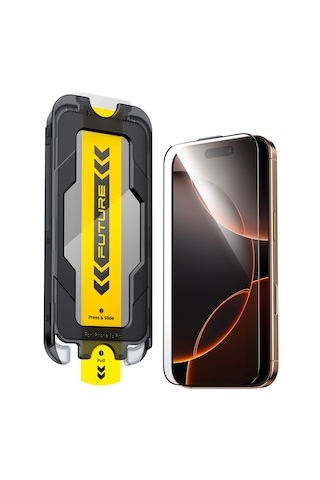 Aohi The Future Apple Uyumlu iPhone 16 Pro Max Ekran Koruyucu, Kırılmaz Cam