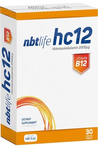 Nbtlife Hc12 Vitamin B12 30 Kapsül