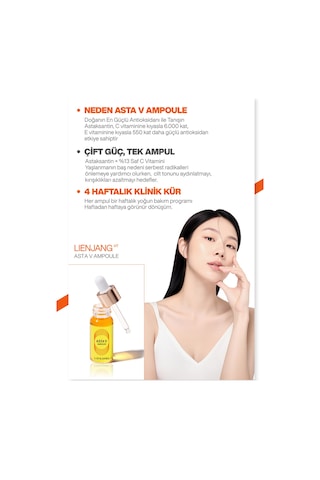 %13 Saf C Vitamini & Astaksantin Leke & Kırışıklık Karşıtı Yoğun Aydınlatıcı Ton Eşitleyici Ampül Seti 4x10ml