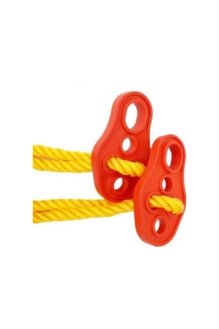 Çocuk & Bebek Salıncağı Salıncak Emniyet Kemerli Sarı Kırmızı