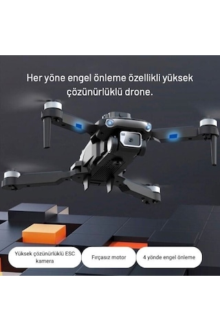 Piha S150 Drone Fırçasız Motor 2batarya ile 30DAKIKA Uçuş Süresi 1080P Hd Hareketli Kamera Engelden Kaçınma Modu