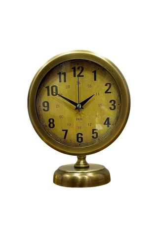 Vintage Elite 25x20 Eskitme Metal Masa Saati Çok Renkli