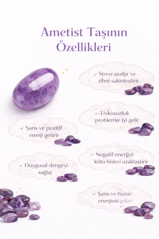 Doğal Taş Hayat Ağaci Dekoratif Biblo- Enerji Ağaci Ametist Taşı