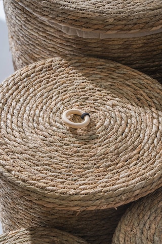 Lina Hasır 5 Li Çok Amaçlı Sepet Seti Kahverengi