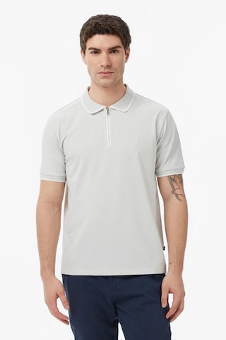 Nautica Erkek Gri Regular Fit Polo Yaka T-shirt-14598