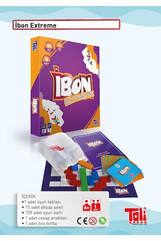 Toli Games İbon Extreme Ahşap Şekil Zeka Oyunu