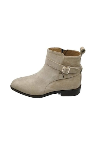 Güvener OZ338 Bej Süet Erkek Bot Bej
