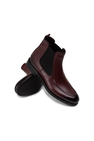 Deery Hakiki Deri Bordo Erkek Chelsea Bot - 01953mbrdc01