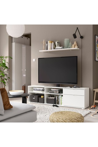 Vihals Tv Sehpası, Beyaz Diğer