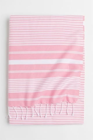 Mulberry Maryon Peştemal %100 Pamuk Banyo Havlusu Pembe