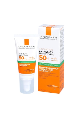 La Roche-posay Innovation Anthelios Uv Mune 400 50+ Oil Control Gel Creme Ultra Long Uva Protection Sans Parfum 50 Ml
