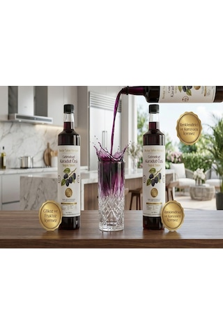 Bozkır Tahin Merkezi Karadut Özü 700 G + Soğuk Sıkım Keçiboynuz Özü 700 G