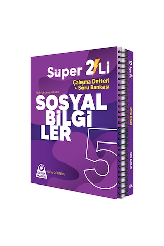 5. Sınıf Süper İkili Sosyal Bilgiler Seti Örnek Akademi