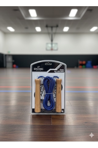 Spalding Ahşap Saplı Profesyonel Atlama İpi Yüksek Kondisyon Ve Hız