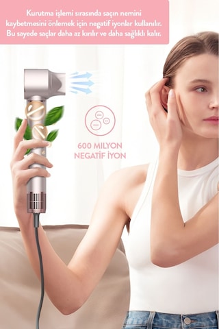 Sinbo SHD-1719 Pro Airwrap Compact Multi-Styler Graphite Gray Saç Şekillendirme Seti